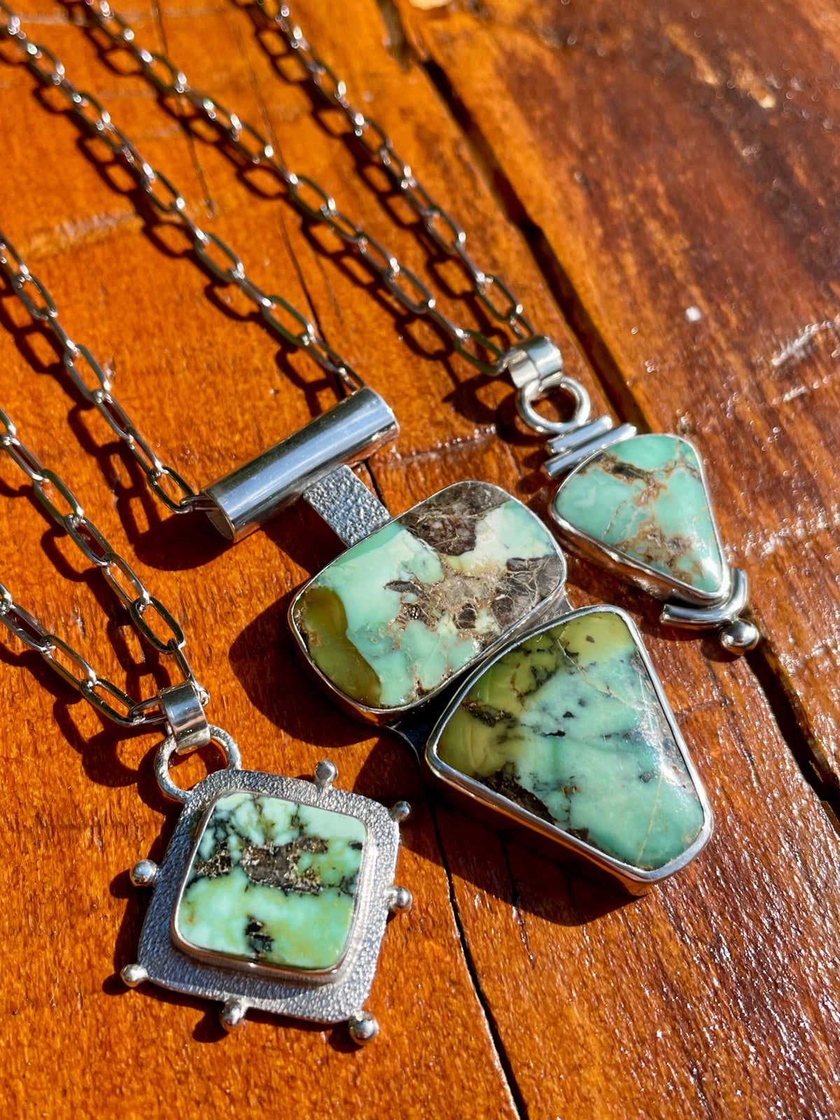 Variscite Pendulum Necklace