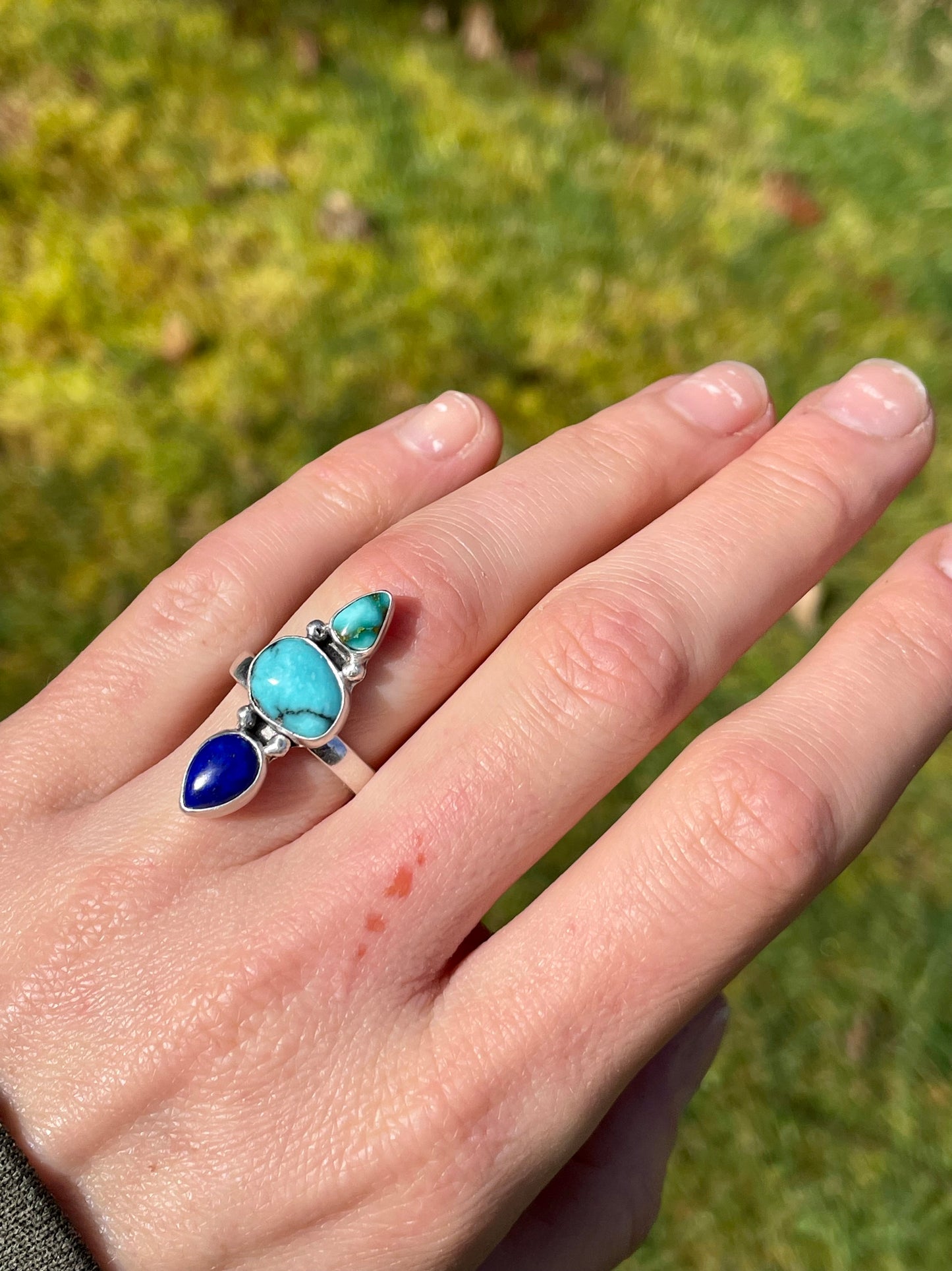 The ocean and sky Ring Size 5-8.5