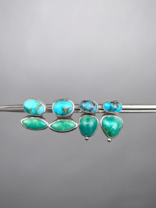 Double Turquoise Stud