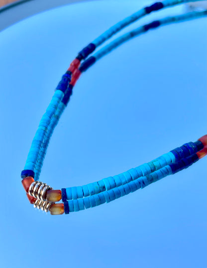 Beaded Turquoise Necklace 3