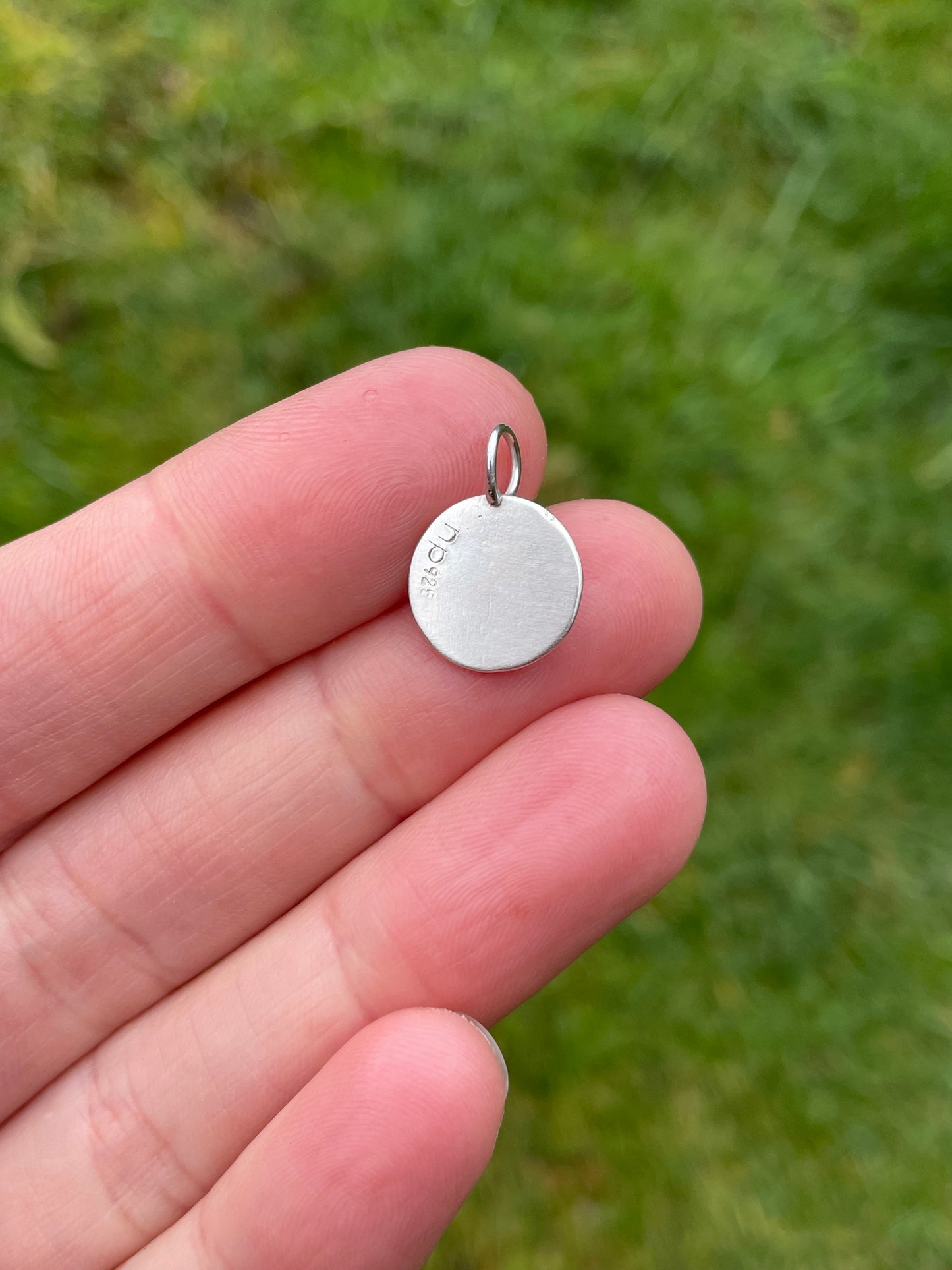Sterling Silver Smiley Pendant