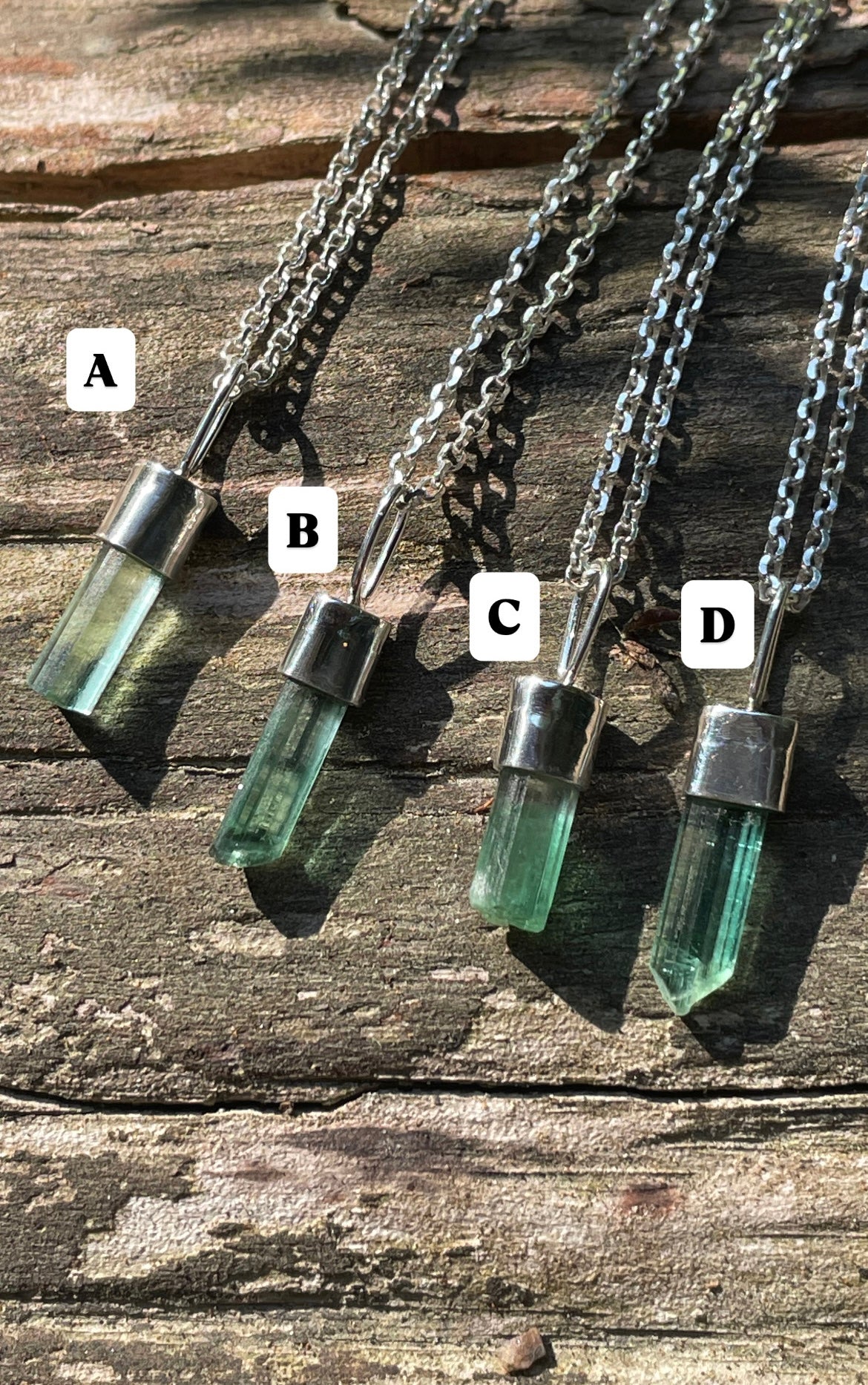 Tourmaline Crystal Necklace