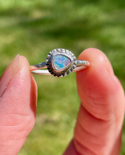 Australian Opal Ring Size 6