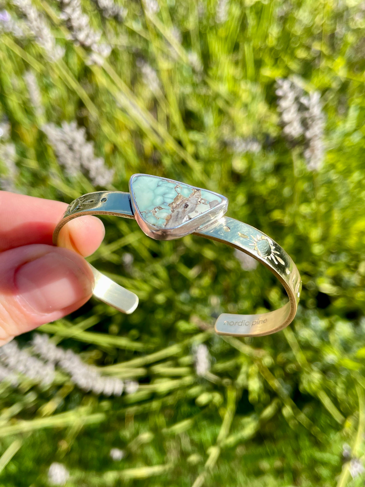 Mixed Metal Variscite Cuff 1