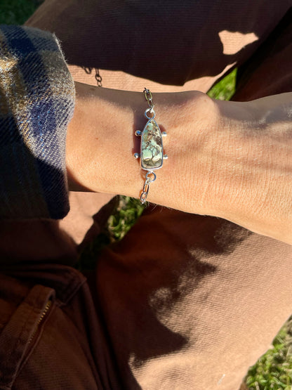Variscite Chain Bracelet 3