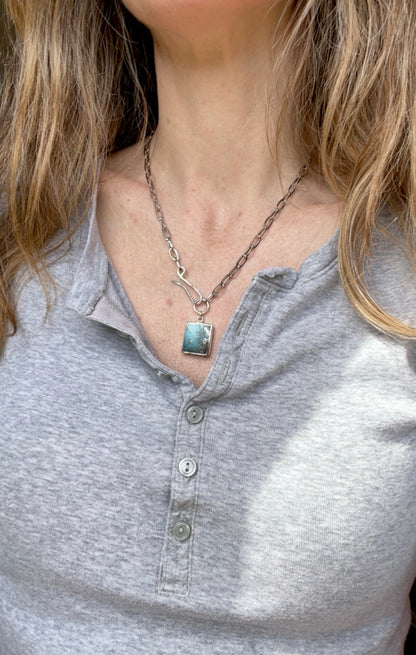 Turquoise Chain Necklace 1