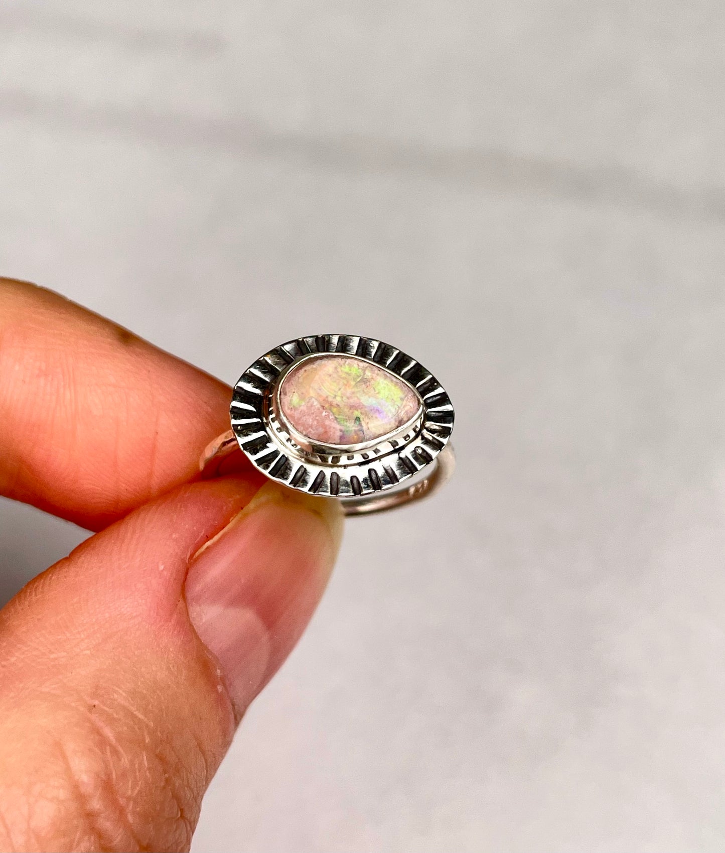 Mexican Fire Opal size 6.5