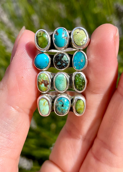 Turquoise collectors ring size 7