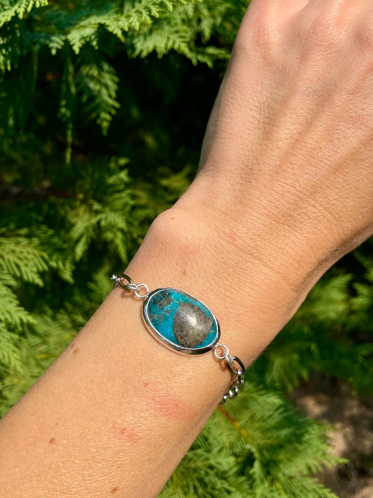 Persian Turquoise Chain Bracelet