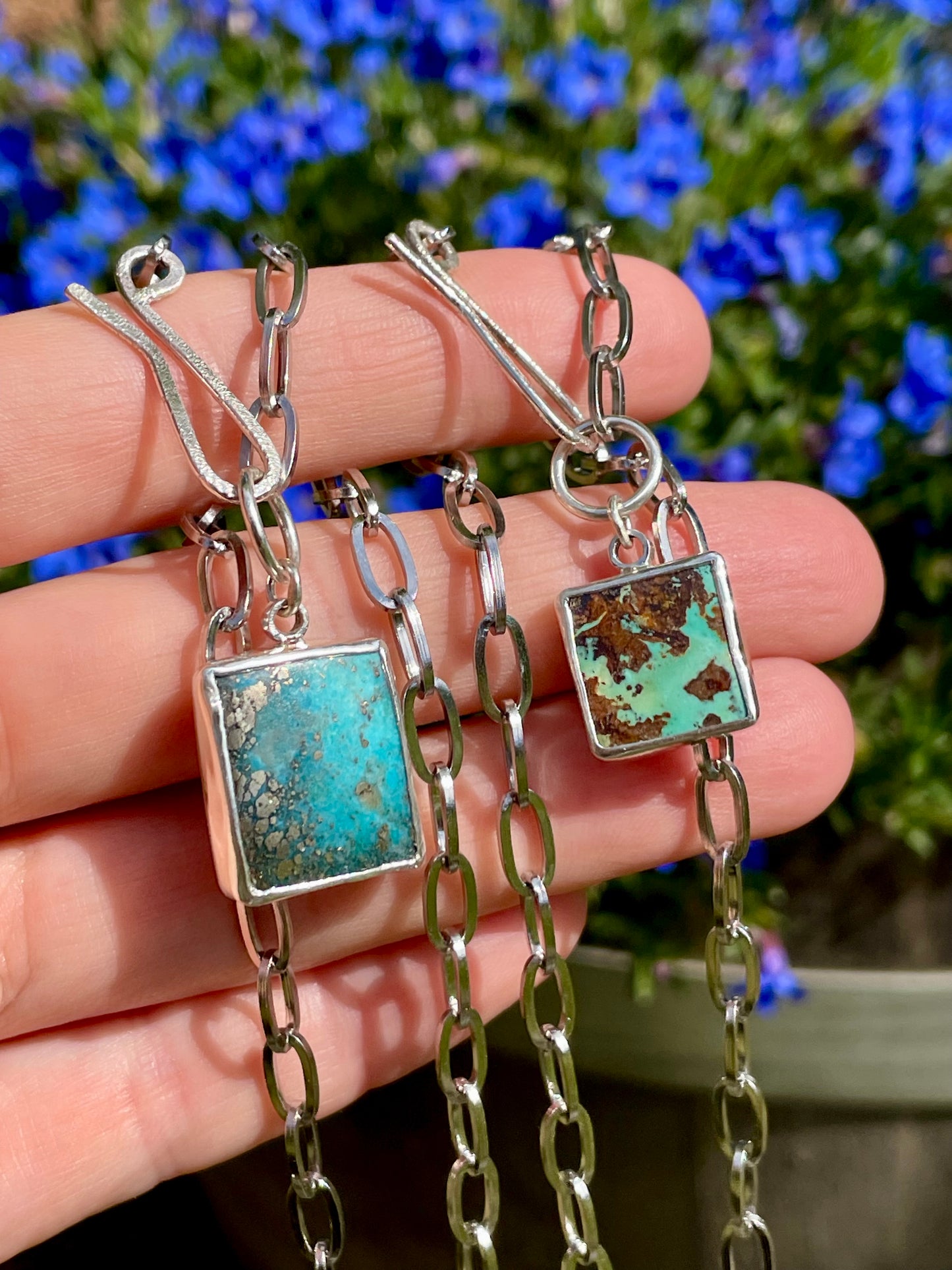Turquoise Chain Necklace 1