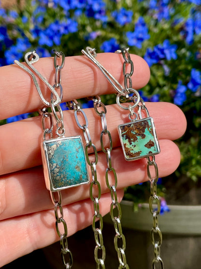 Turquoise Chain Necklace 1