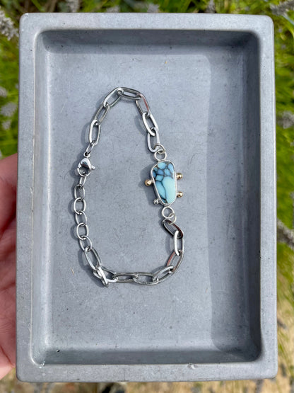Variscite Chain Bracelet