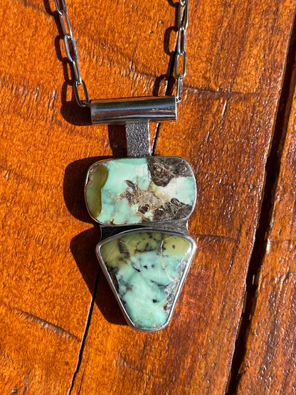 Stacked Variscite Necklace