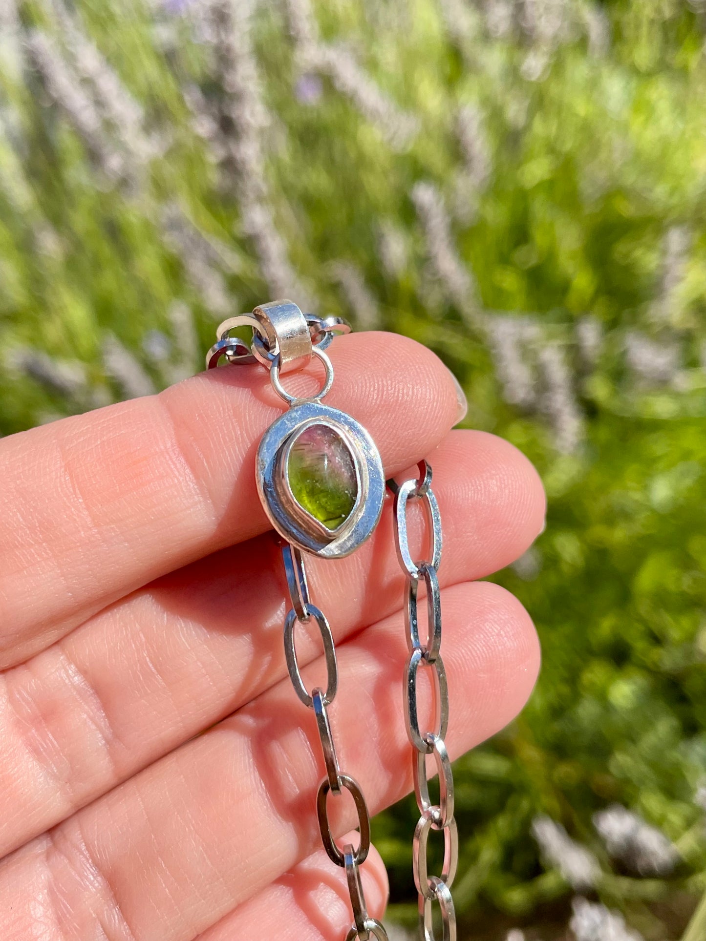 Zinnia bloom Necklace 3