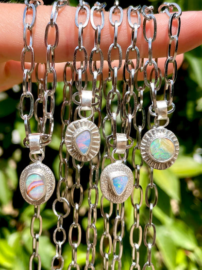 Recycled Australian Opal Pendant 4