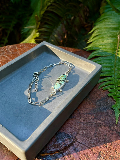 Variscite Chain Bracelet 4