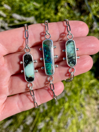 Variscite Chain Bracelet 1