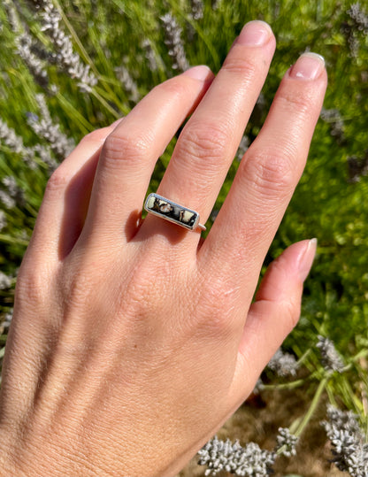 Horizontal Desert Variscite Ring size 8