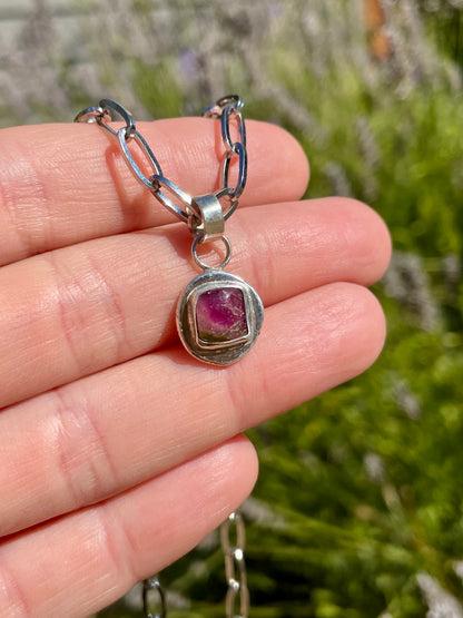 Zinnia bloom Necklace 2