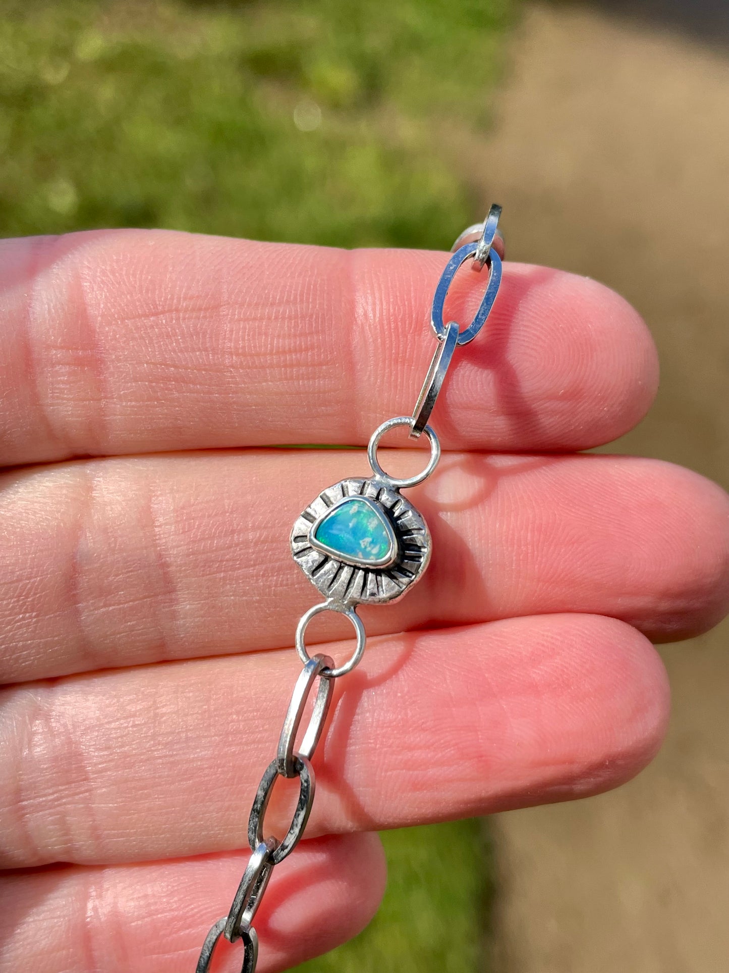 Opal Chain Bracelet 1