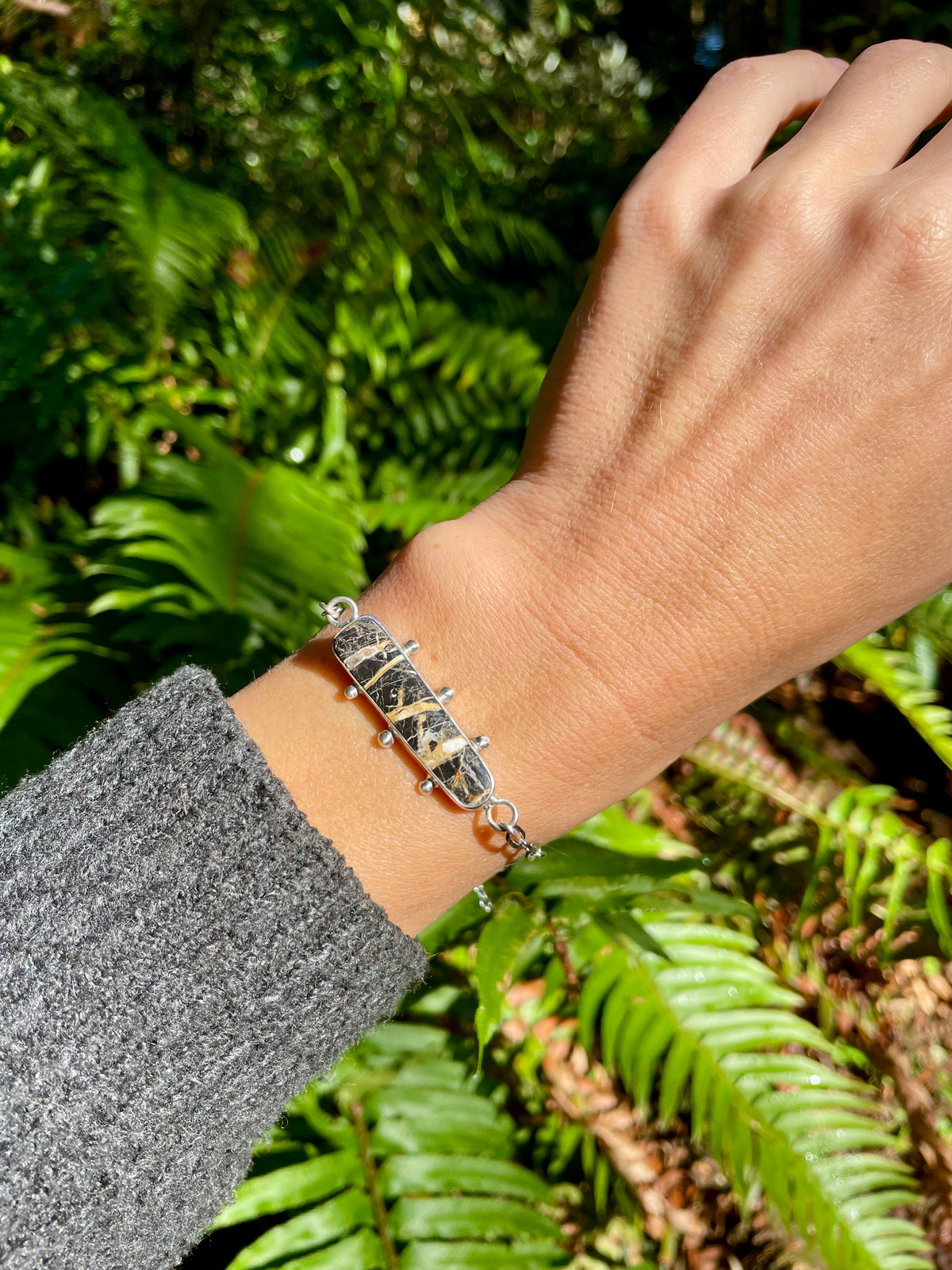 San Pedro Variscite Chain Bracelet