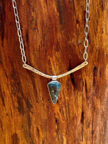 Persian Turquoise Bar Necklace