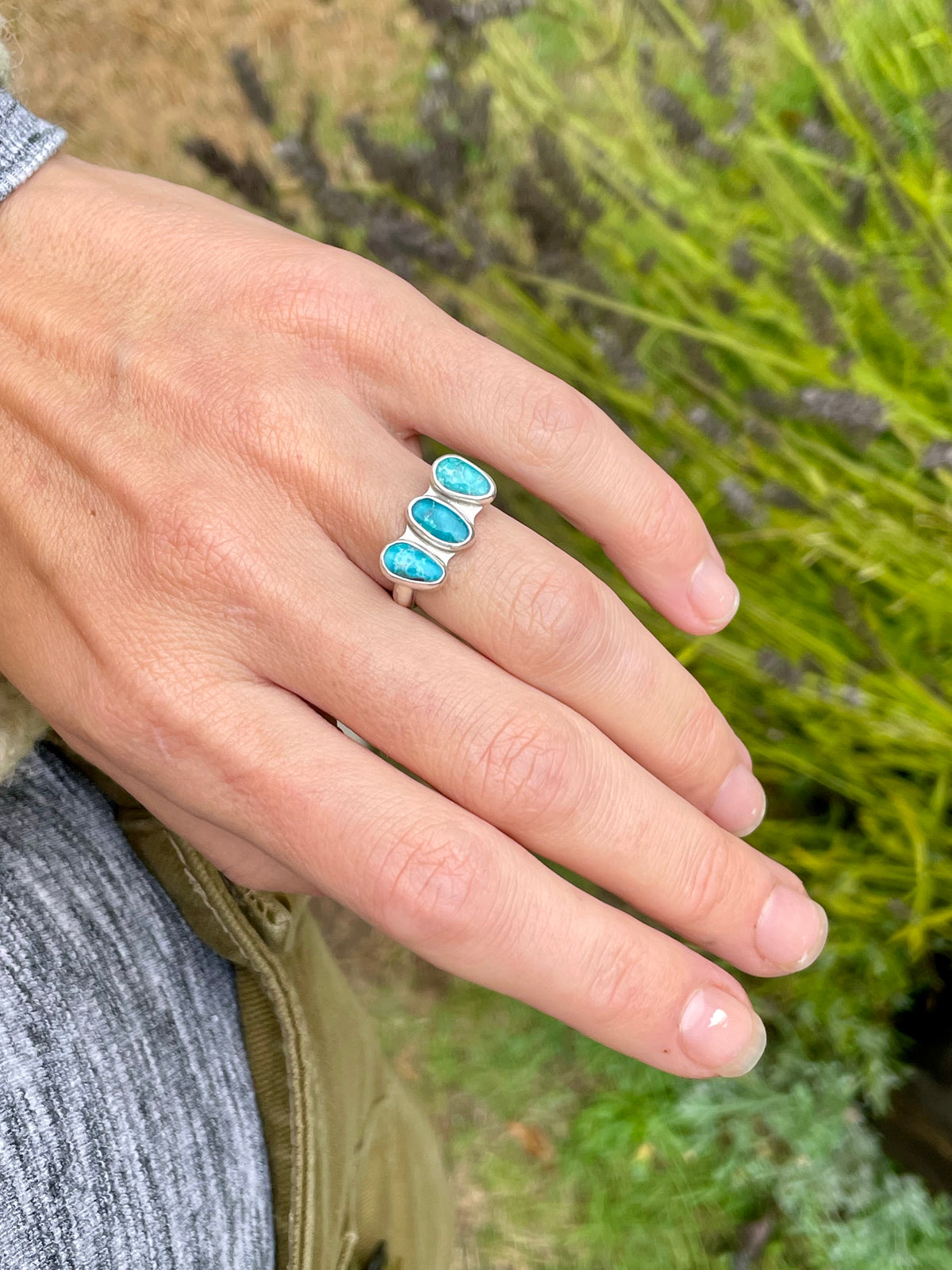 Made-To-Order Tripple Turquoise Ring
