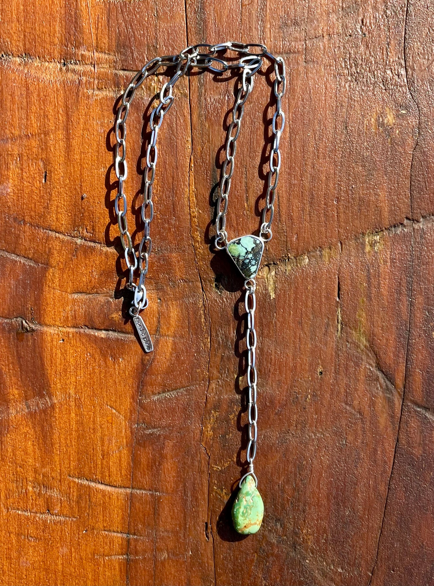 Turquoise Lariat Necklace 2