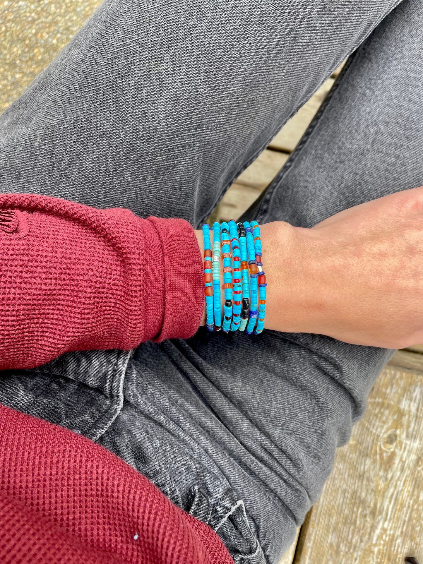 Beaded Turquoise Bracelet 2