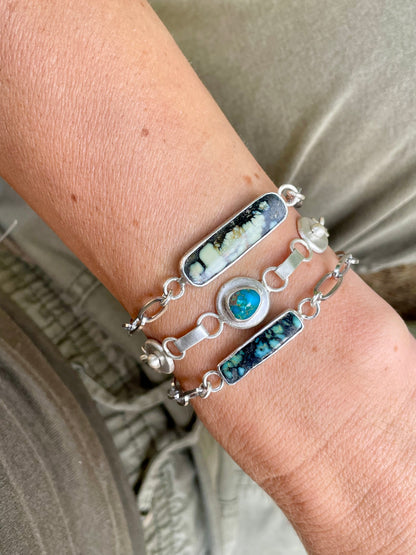 Large Horizontal chain bracelet