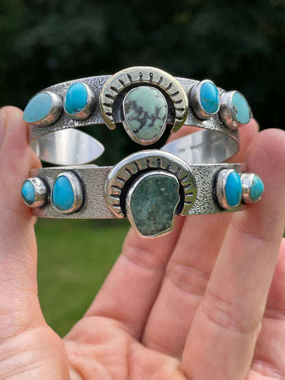 Wide Turquoise Statement Cuff