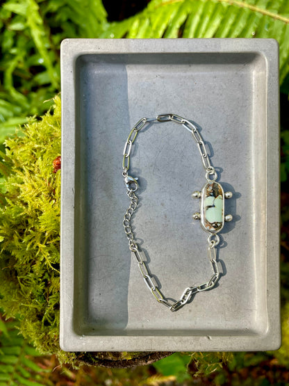 Variscite Chain Bracelet