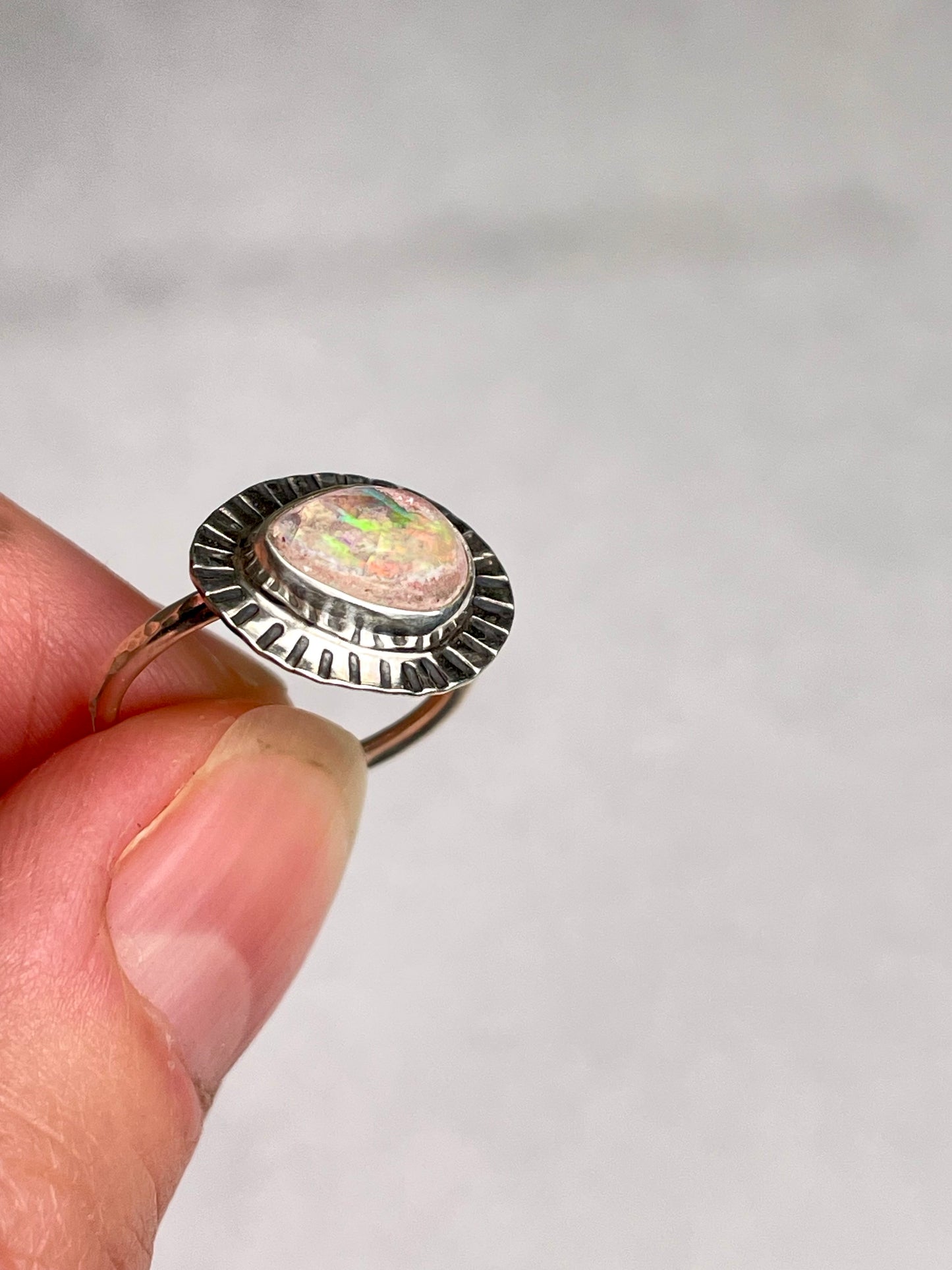 Mexican Fire Opal size 6.5