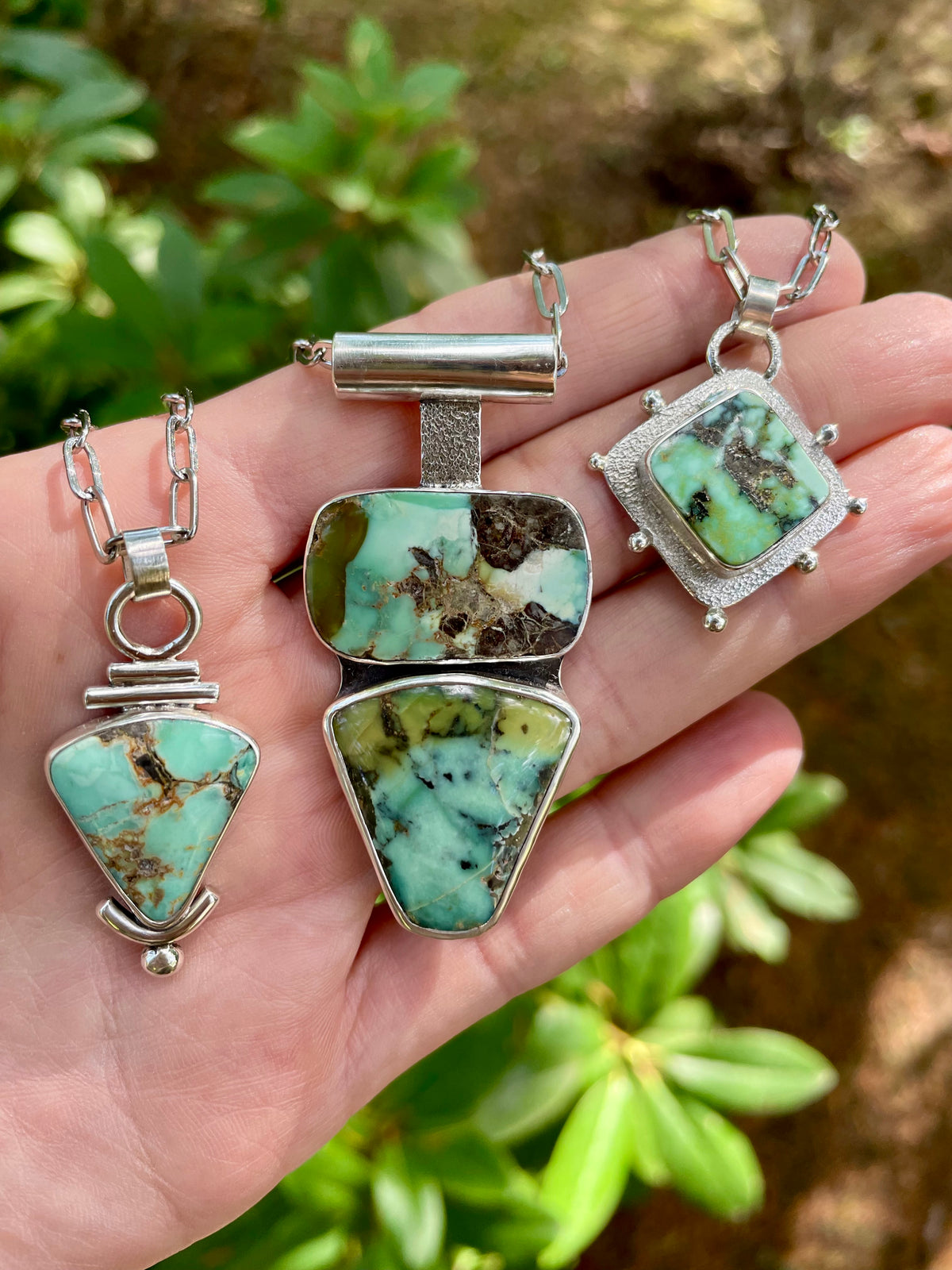 Variscite Pendulum Necklace