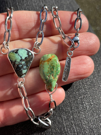 Turquoise Lariat Necklace 2