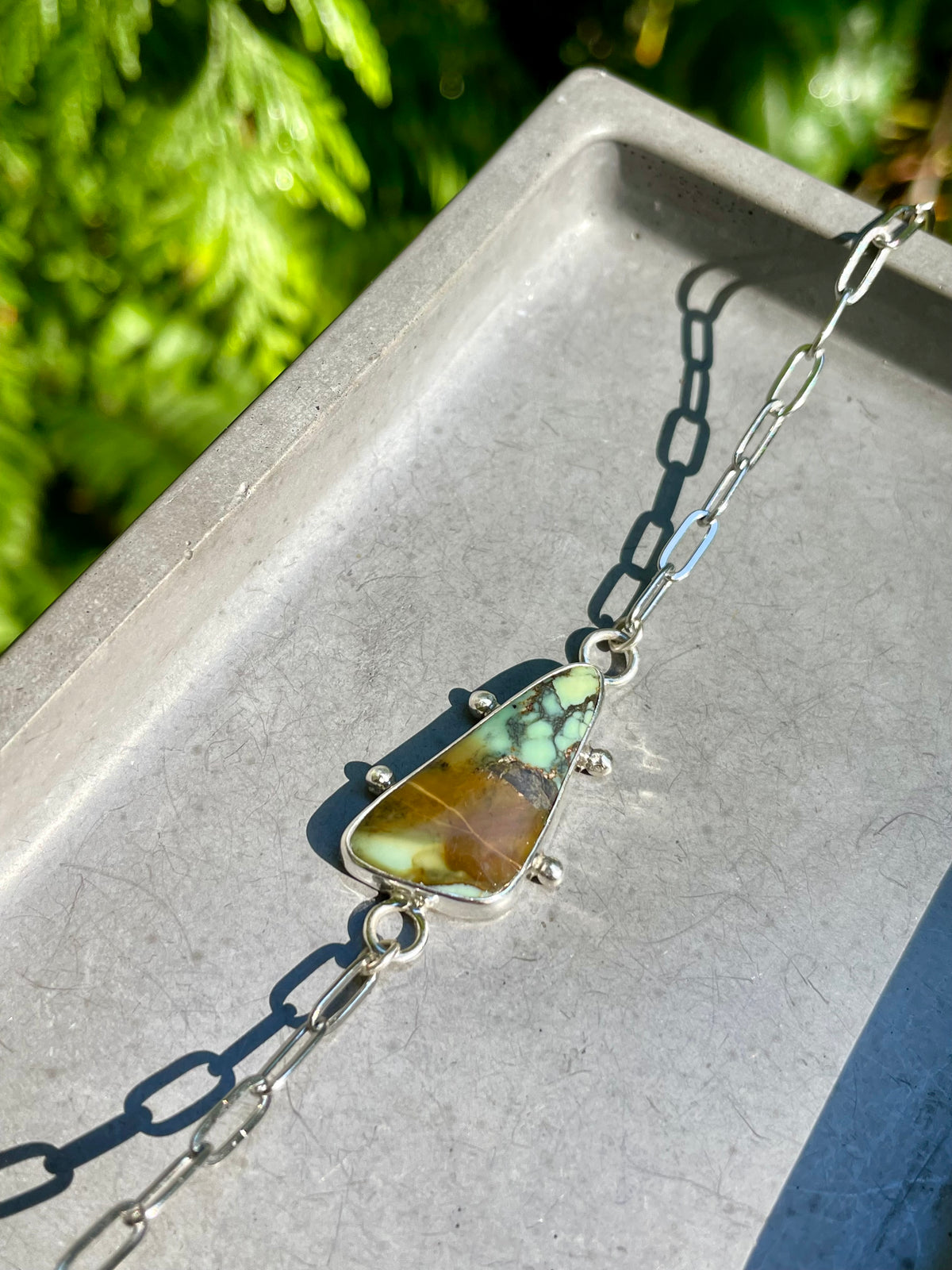 Saguaro Variscite Chain Bracelet
