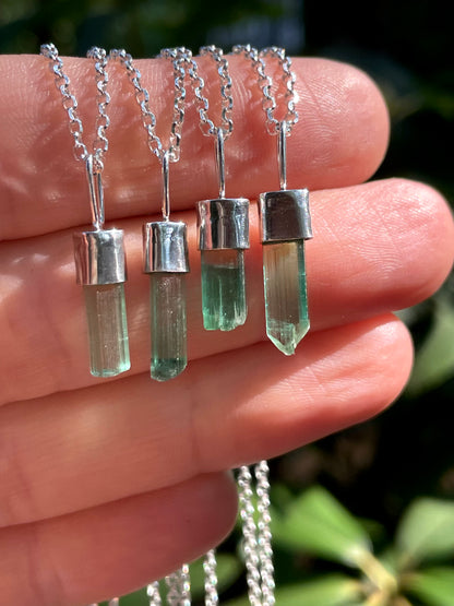 Tourmaline Crystal Necklace