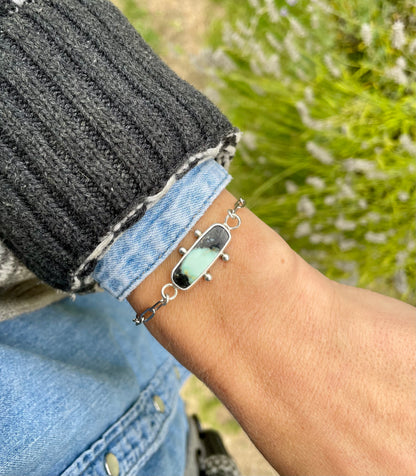 Variscite Chain Bracelet 2