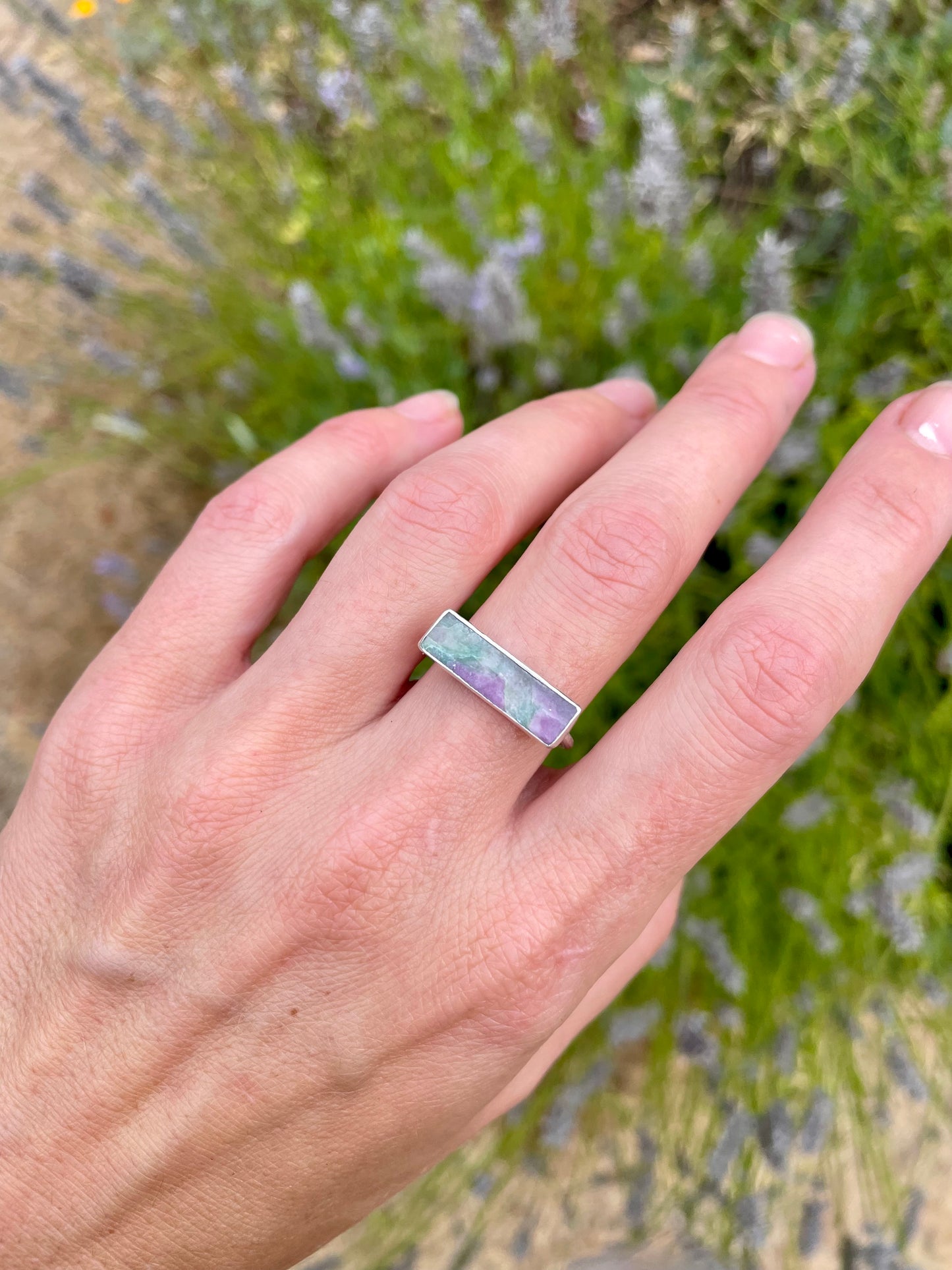 Lavender Horizontal Ring size 9