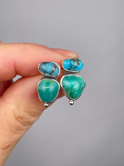 Double Turquoise Stud