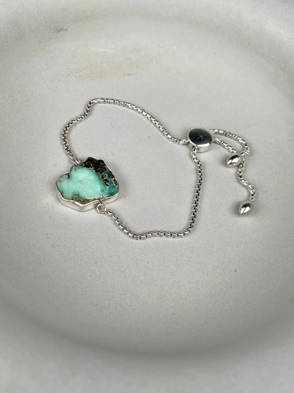 Adjustable Variscite Brancelet 1