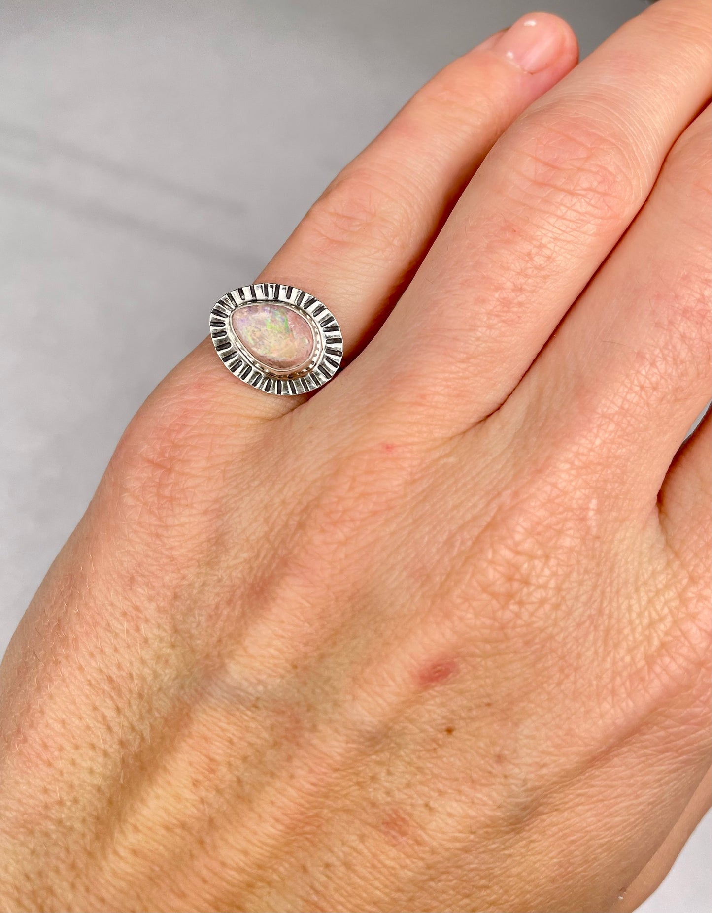 Mexican Fire Opal size 6.5