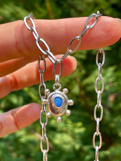 Australian Opal chain necklace
