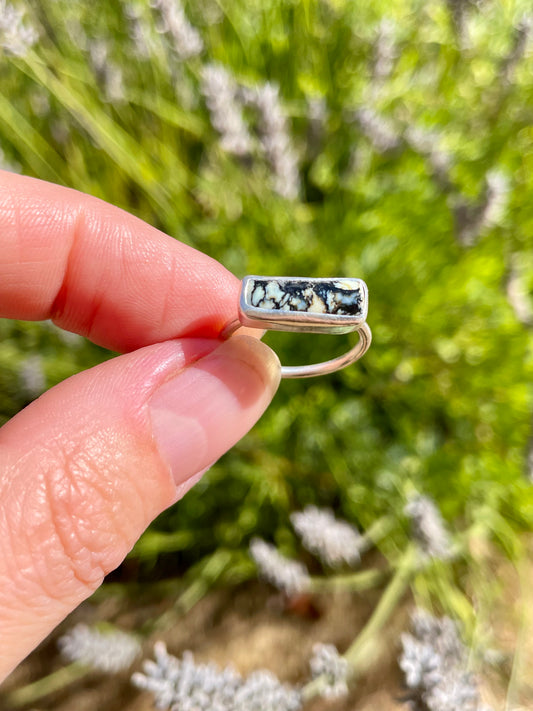 Horizontal Desert Variscite Ring size 5.75