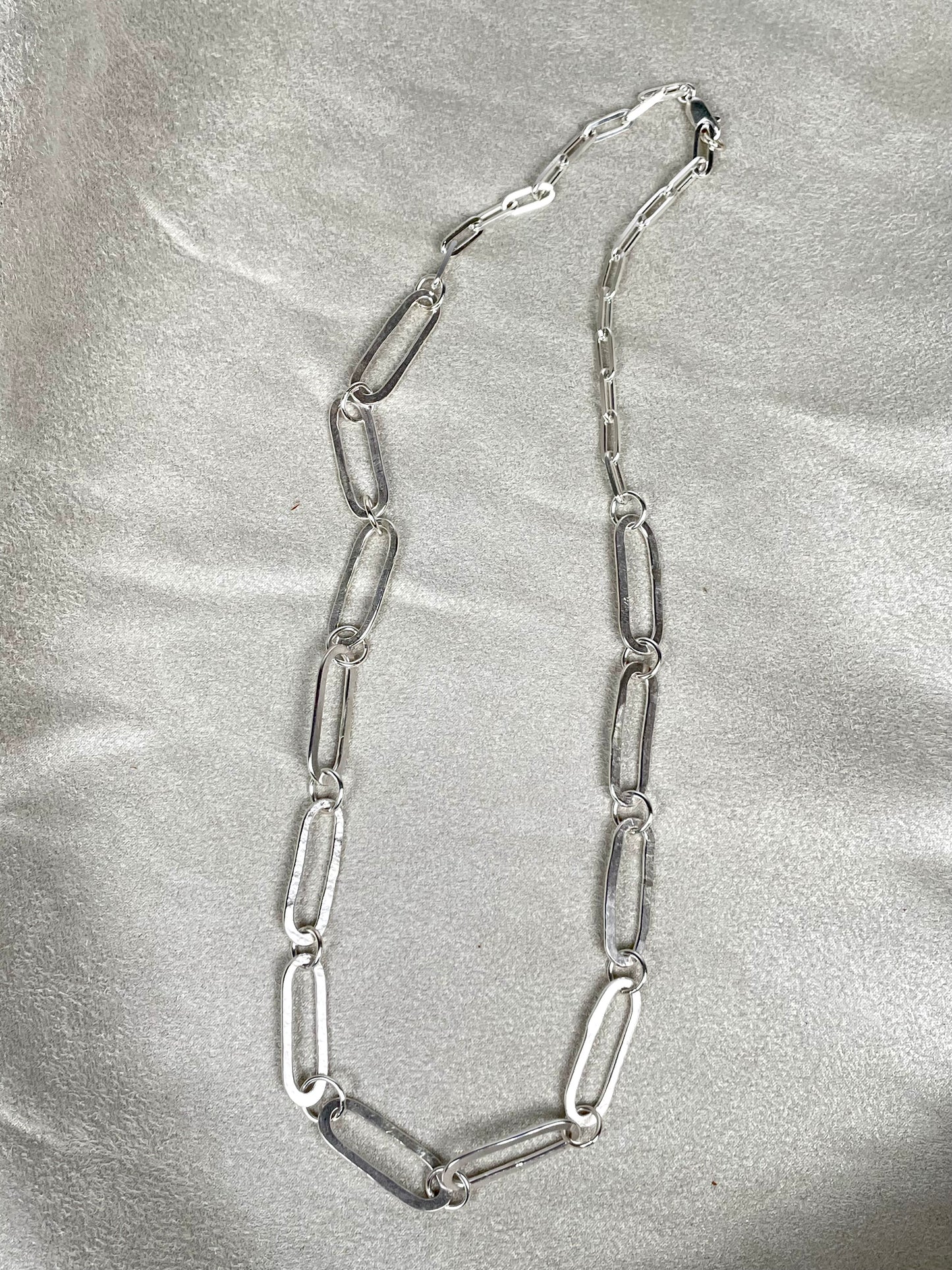 Hand fabricated Sterling Silver Chain