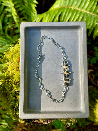 San Pedro Variscite Chain Bracelet