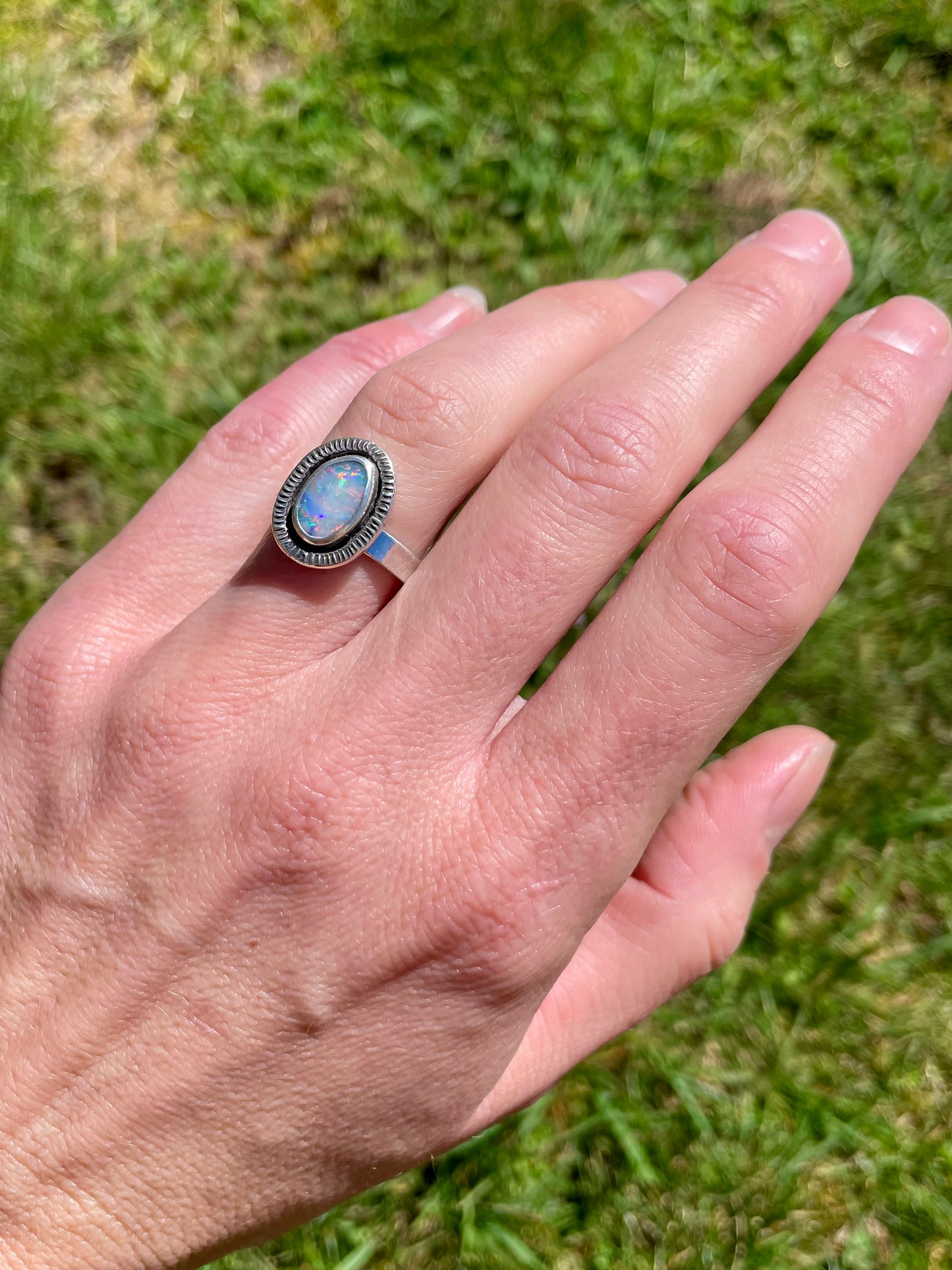 Australian Opal Ring Size 7