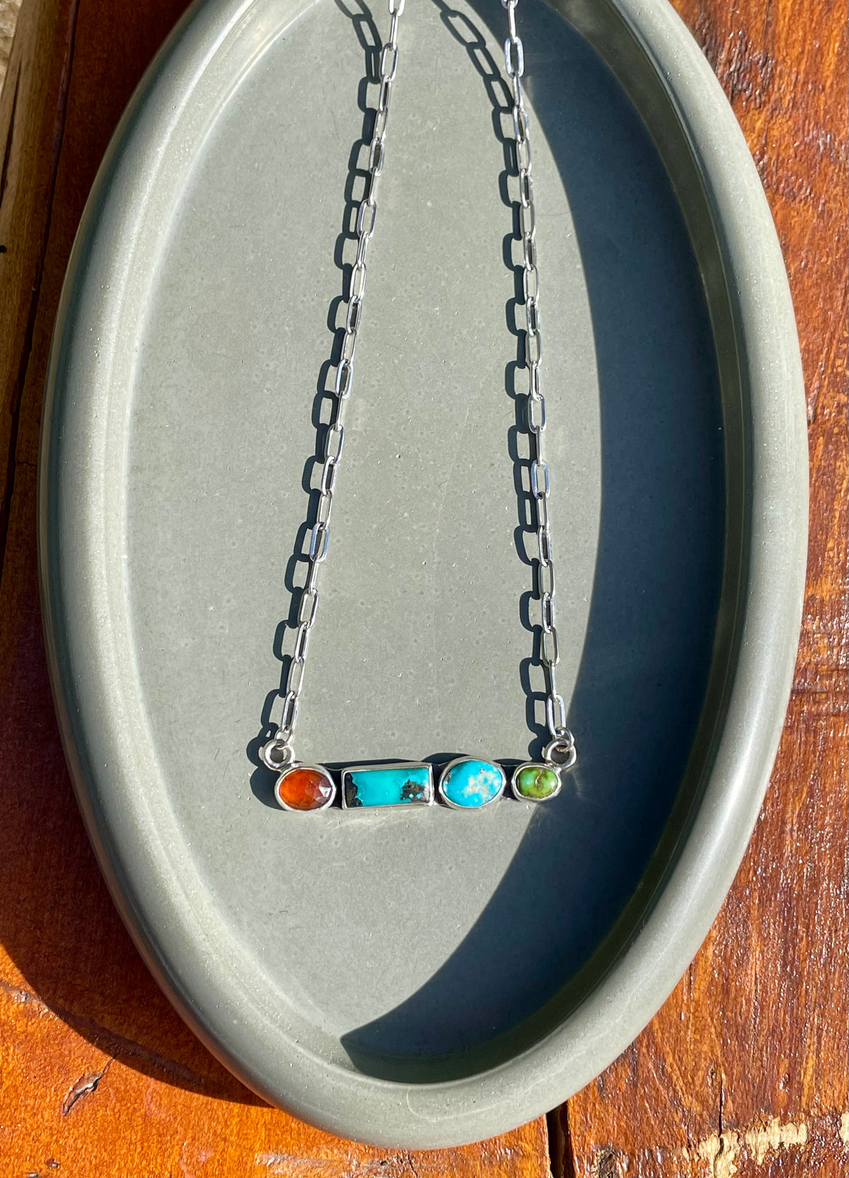 Straight Gem Collector Necklace 3