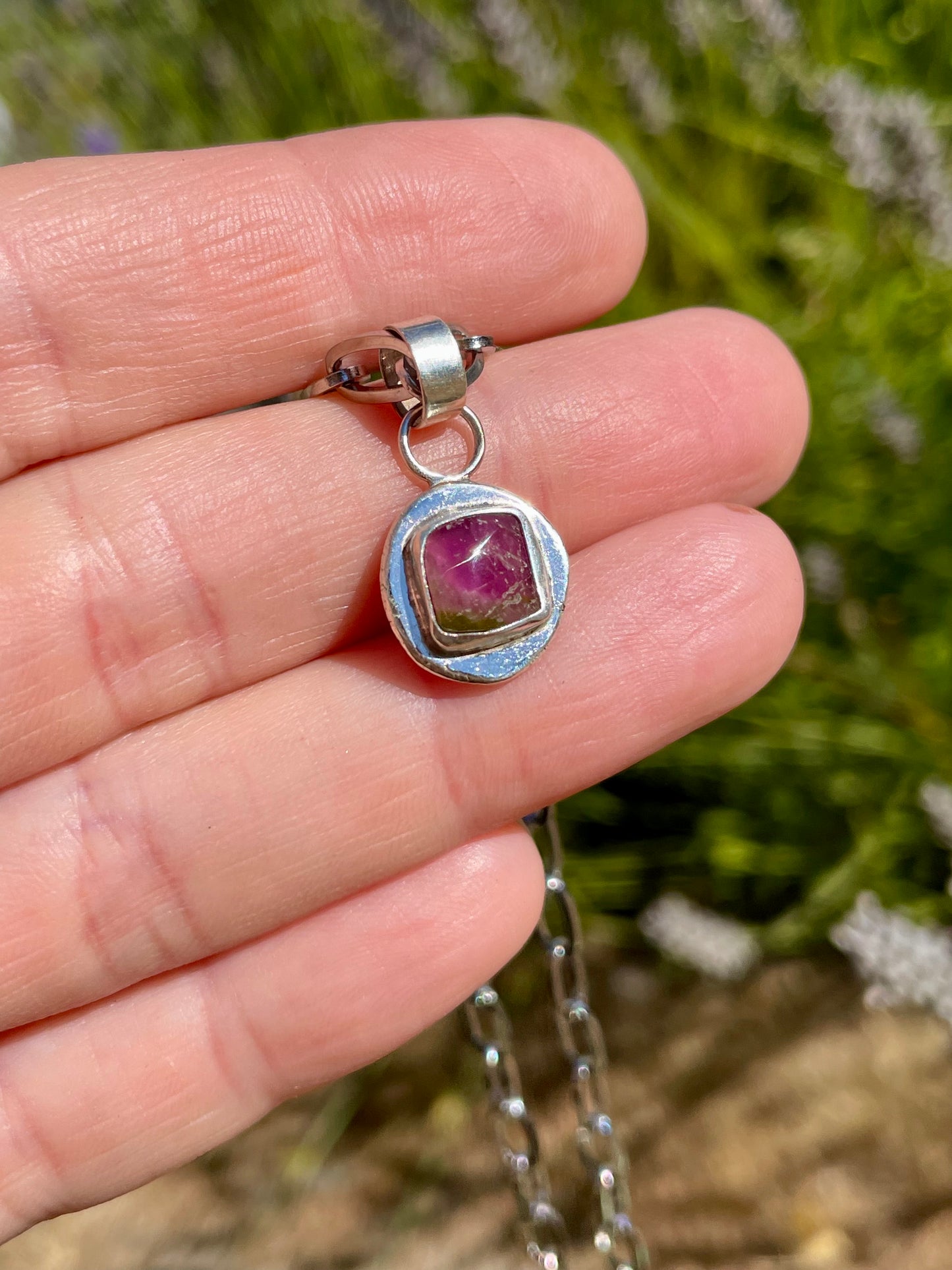 Zinnia bloom Necklace 2