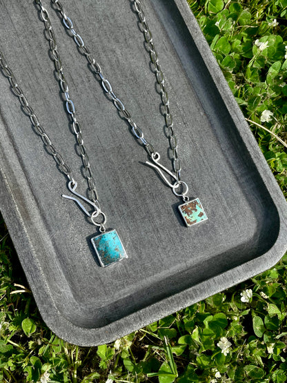 Turquoise Chain Necklace 1